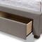Baxton Studio Aurelie Modern Light Grey Upholstered Queen Size Storage Bed 145-8128 - alternate 4